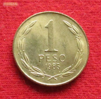 Chile 1 Peso 1985 KM# 216.1 *V2T  Chili - Cile