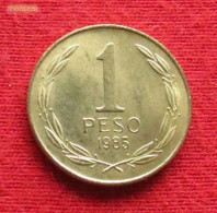 Chile 1 Peso 1985 KM# 216.1 *V2T  Chili - Chile