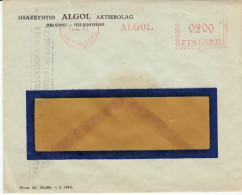 Finland 1940 Algol Meter Used Cover #8179 - Cartas & Documentos