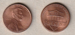 00709) USA, 1 Cent 2022 O. Mzz. - 1959-…: Lincoln, Memorial Reverse