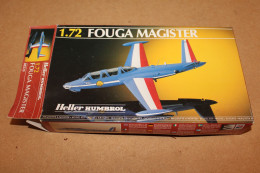 Maquette Avion Fouga Magister Patrouille De France Au 1/72 - Fabrication Heller-Humbrol - Complet - Flugzeuge