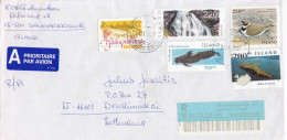 ICELAND 2002 Airmail Registered Letter To Lithuania #208 - Cartas & Documentos