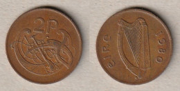 00704) Irland, 2 Pence 1980 - Ireland