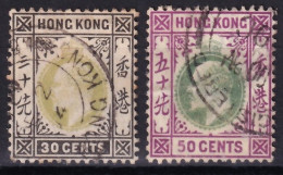 Hong Kong. 1903  Y&T. 70, 71, - Gebruikt