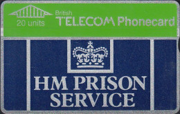 UK - British Telecom L&G H.M. Prison Service CUP001B  (050C)  20 Units - [ 3] Prisiones