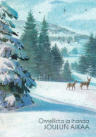 Postal Stationery - Reindeer In Winter Landscape - Unicef - Suomi Finland - Postage Paid - Entiers Postaux