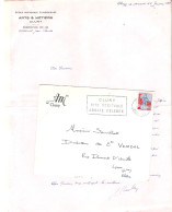 Lettre En-tête Et Enveloppe Ecole Nationale Arts Et Métiers De Cluny AM 60/64 + Flamme Cluny Cité Médiévale 1961 - Sonstige & Ohne Zuordnung