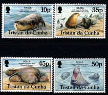 1995 Tristan Da Cunha, Fauna Marina Pesci Poissons , Serie Completa Nuova (**) - Tristan Da Cunha