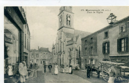 49 - MONTREVAULT - Place De L'Eglise - Montrevault