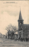 Soulanger - Près Doué La Fontaine      49       Place Et Eglise      (Voir Scan) - Other & Unclassified