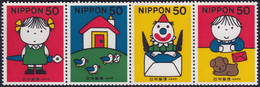 Japón 2000 Correo 2862/65 **/MNH Personajes E Ilustraciones De Dick Bruna.(4val - Nuevos