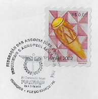 Brazil 2002 Cover Commemorative Cancel Federation Of Commercial & Business Associations Of Paraná In Foz Do Iguaçu - Covers & Documents