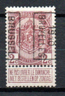 1519 Voorafstempeling Op Nr 82 - BRUSSEL 1910 BRUXELLES - Positie B - Rolstempels 1910-19