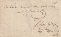 AS53  --  AUSTRIA    --   PREPHILATELIC  FOLDED LETTER  --  FALTBRIEF  --   1801 - ...-1850 Voorfilatelie