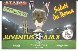 Stadio Stade Stadium Estadio Olimpico Roma Cartolina Ricordo Finale Champions League 1996 Juventus Ajax (v.retro) - Voetbal