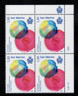 San Marino 2023 50a Consulta Dei Cittadini Sammarinesi Residenti All’estero 1v In Quartina Complete Set **MNH - Ungebraucht