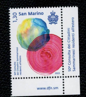 San Marino 2023 50a Consulta Dei Cittadini Sammarinesi Residenti All’estero 1v Complete Set **MNH - Neufs