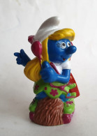 FIGURINE BOUCHON PRIME BIP 1996 SCHTROUMPF SCHTROUMPFETTE WALKMAN - Schlümpfe