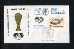 "ARGENTINIEN" 1978, Block 20 "Fussball-WM" FDC (4055) - FDC