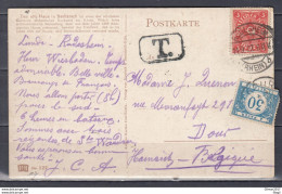 Postkaart Van Rudegheim (Duitsland) Naar Dour - Cartas & Documentos