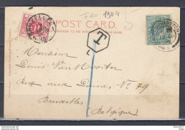 Postkaart Van Southampton (Engeland) Naar Bruxelles - Lettres & Documents