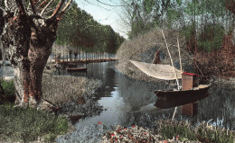 Nort Sur Erdre * L'erdre à Quicquengrogne * Bateau Pêche Carrelet Poisson Lose Aloses ? - Nort Sur Erdre