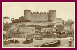 * SHREWSBURY - The Castle - Château - Vieilles Voitures - Animée - Cabine Téléphonique - Edit. VALENTINE'S Sons - Shropshire