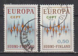 Europa/Cept, Finnland  700/01 , O  (K 2562) - 1972