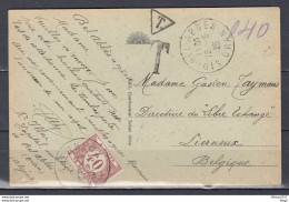 Postkaart Van Sidi-Bel-Abbes Oran Naar Lierneux - Briefe U. Dokumente