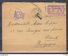 Brief Van Paris R.P Naar Gand - Lettres & Documents