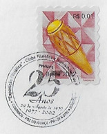 Brazil 2002 Cover Commemorative Cancel 25 Years Of The Philatelic And Numismatic Club Of Foz Do Iguaçu - Covers & Documents