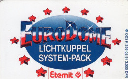 Eternit TK K 256/03.1991 ** 40€ 3.000Exemplare EURODOME System Lichtkuppel Auf Flachdach TC Elektro Phonecard Of Germany - Téléphones