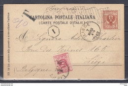 Postkaart Van Roma (Italie) Naar Liege - Cartas & Documentos