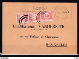 Postkaart Van St Lambrechts Herk (sterstempel) Naar Bruxelles - Covers & Documents