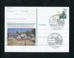 "BUNDESREPUBLIK DEUTSCHLAND" Bildpostkarte Mit Bildgleichem Stempel Ex "HACHENBURG" (4075) - Illustrated Postcards - Used