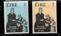 IRELAND Scott # 374-5 MNH - Nano Nagle & Pupils By Charles Turner - Ungebraucht