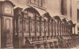 Ninove - Parochiale Kerk : Een Kant Van Het Koorgestoelte Van Vóór 1636. Eglise Paroissiale : Vue Latérale Des Stalles … - Ninove