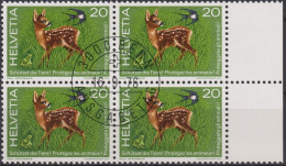 1976 Schweiz ET ° Zum: CH 579, MI: CH 1079, Tierschutz, Rehkitz - Usati