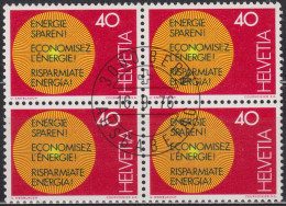 1976 Schweiz ET ° Zum: CH 580, MI: CH 1080, Energie Sparen - Usati