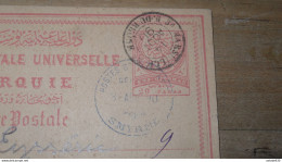 Entier Postal Posté De SMYRNE - 1890  ................ C-13734 - 1837-1914 Smyrna