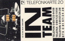 Studio TK K 416.08/1991 ** 60€ 2000 Exempl. IN-TIME Kamera Schauspielerin Und Foto TC Model Special Phonecard Of Germany - Kino