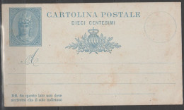 San Marino 1882 - Cartolina Postale 10 C. - Postwaardestukken