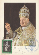 MAXIMUM CARD VATICANO 1963 PAPAGIOVANNI XXIII (MX696 - Cartas Máxima