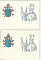 2 INTERI POSTALI VATICANO FDC (MX602 - Enteros Postales