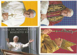 SERIE 3 INTERI POSTALI VATICANO NUOVI INIZIO PONTIFICATO BENEDETTO XVI (MX538 - Postwaardestukken