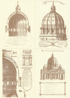 SERIE 4 INTERI POSTALI VATICANO FDC PROGETTO BASILICA VATICANA (MX459 - Enteros Postales