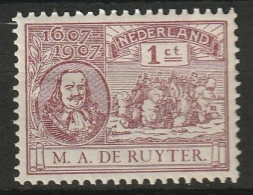 1907 Michiel De Ruyter 1 Ct MNH ** See Description - Neufs