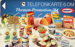 Kraft Lebensmittel TK K186/02.1994 O 30€ 6.000Exemplare Promotion Fühl Dich Fit Mit Milchprodukt TC Phonecard Of Germany - Alimentazioni