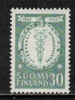 COMMERCIAL BANK HANDELSBANK BANQUE COMMERCIALE FINLAND FINNLAND FINLANDE 1962 MI 549 SC 393 YV YT 525 MH(*) Economy - Unused Stamps