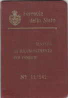 TESSERA FERROVIE DELLO STATO PER FAMIGLIE 1924 (MZ615 - Europe
